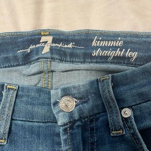 7 for all mankind kimmie straight leg jeans